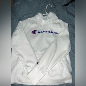 White Champion hoodie